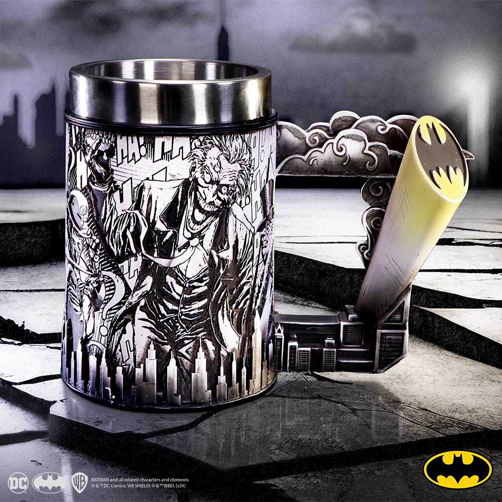 Batman Super Villains Comic Strip Collectible Tankard - Tankards at Gift Moments