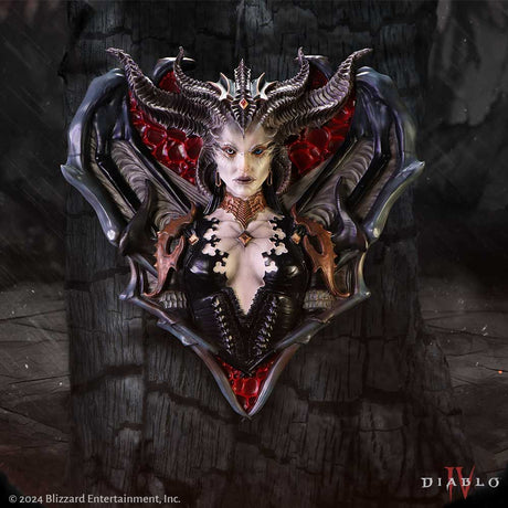 Diablo IV Wall Plaque featuring Lilith - Wall Hanging Sculptures at Gift Moments