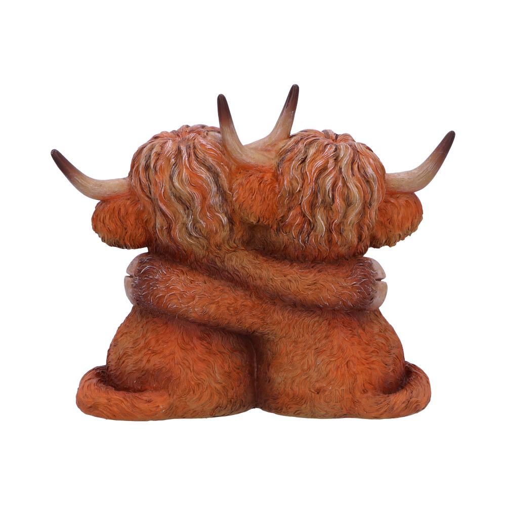 Highland Cow Hug Figurine - Figures & Collectables at Gift Moments