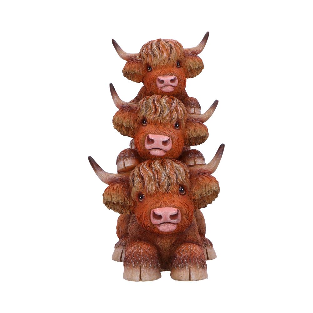 Highland Cow Totem Figurine Default Title - Figures & Collectables at Gift Moments