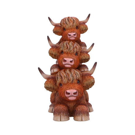 Highland Cow Totem Figurine Default Title - Figures & Collectables at Gift Moments