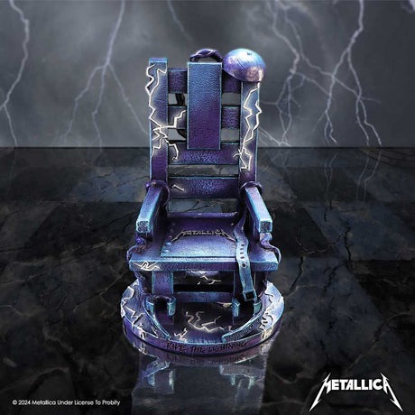 Metallica Ride the Lightning Blue Chair Ornament - Figures & Collectables at Gift Moments