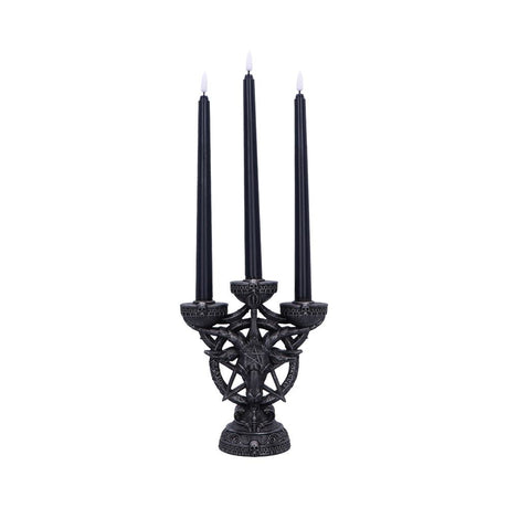 Baphomet's Radiance Candelabra with LED Candles Default Title - Candles & Holders at Gift Moments