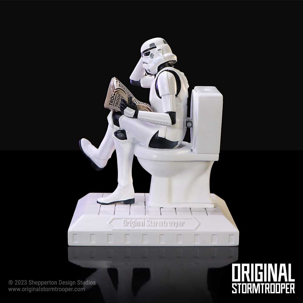 Original Stormtooper Pooper Trooper on a Toilet Figurine