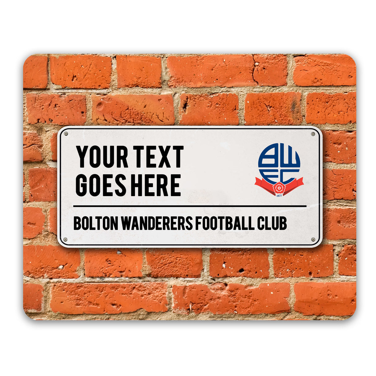 Bolton Wanderers FC Personalised Mouse Mat: 1 - Tech Accessories By Bolton Wanderers