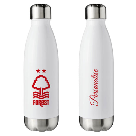 Personalised Nottingham Forest FC Crest Insulated Water Bottle - Water Bottles at Gift Moments