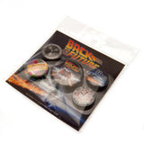 Back To The Future Button Badge Set: 1 - Badges By Back To The Future