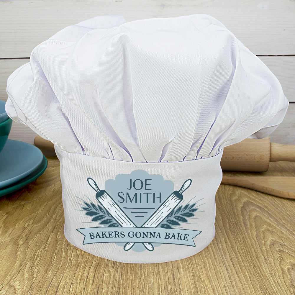 Personalised Bakers Gonna Bake Chef Hat Default Title - Chef Hats at Gift Moments