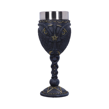 Baphomet Goblet Goat God Deity Wine Glass: 2 - Goblets & Chalices By NN Designs