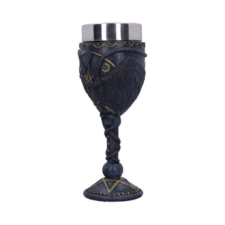 Baphomet Goblet Goat God Deity Wine Glass: 3 - Goblets & Chalices By NN Designs