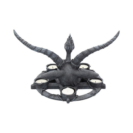 Baphomet Sabbatic Goat Diety Candle Holder: 5 - Candles & Holders By NN Designs