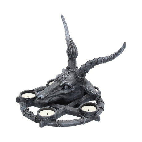 Baphomet Sabbatic Goat Diety Candle Holder: 3 - Candles & Holders By NN Designs