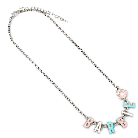 Barbie Silver Plated Enamel Name Necklace: 2 - Jewellery By Barbie