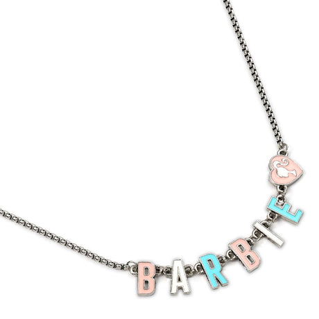 Barbie Silver Plated Enamel Name Necklace: 1 - Jewellery By Barbie