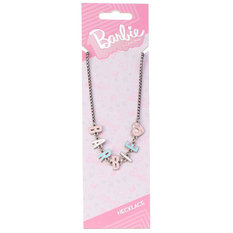 Barbie Silver Plated Enamel Name Necklace: 3 - Jewellery By Barbie