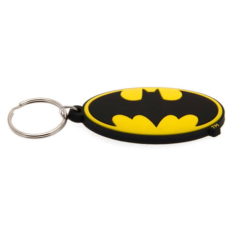 Batman PVC Keyring with Durable Chain: 3 - Keyrings By Batman