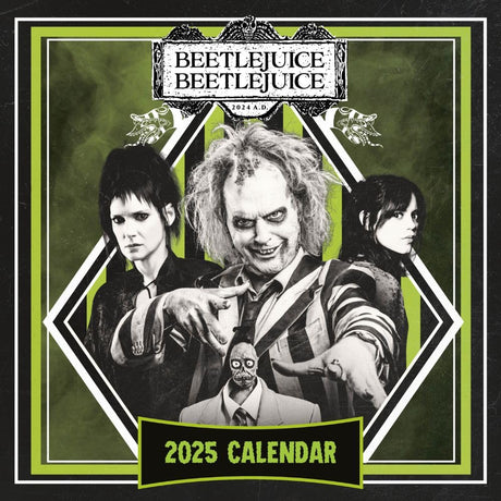 Beetlejuice 2 2025 Square Wall Calendar: 1 - Calendars By Beetlejuice