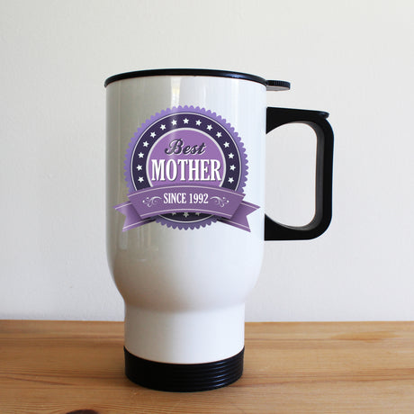 Personalised Best Mother Since Travel Mug Default Title - Travel Mugs at Gift Moments