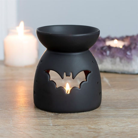 Black Bat Cut Out Oil Burner: 1 - Oil & Wax Burners By Gift Moments