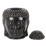 Black Buddha Head Oil Burner: 3 - Oil & Wax Burners By Gift Moments