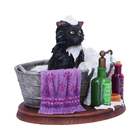 Black Cat Bath Time Figurine by Lisa Parker: 5 - Figures & Collectables By Lisa Parker