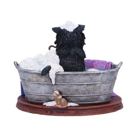 Black Cat Bath Time Figurine by Lisa Parker: 4 - Figures & Collectables By Lisa Parker