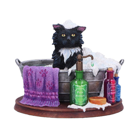 Black Cat Bath Time Figurine by Lisa Parker: 2 - Figures & Collectables By Lisa Parker