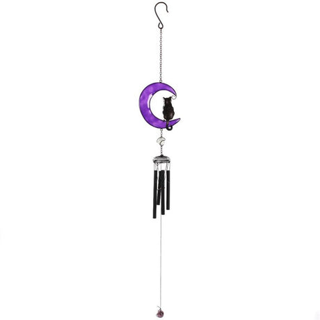 Black Cat Windchime: 2 - Wind Chimes By Gift Moments