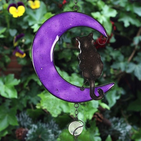 Black Cat Windchime: 1 - Wind Chimes By Gift Moments