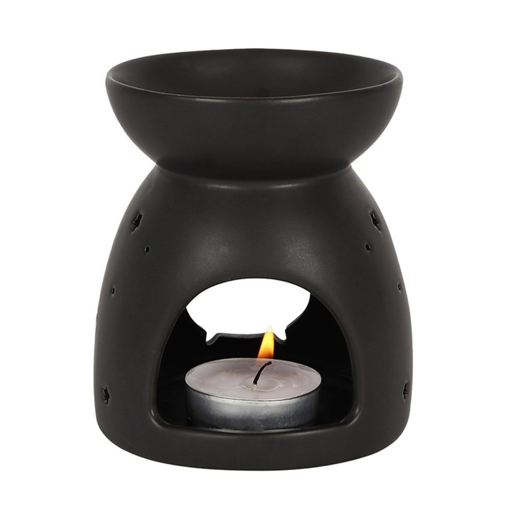 Black Cauldron Cut Out Oil Burner: 3 - Oil & Wax Burners By Gift Moments