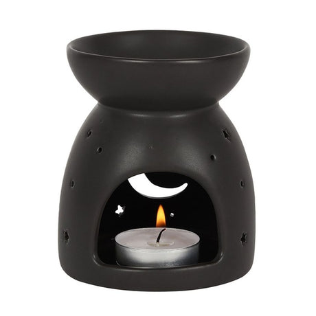 Crescent Moon Cut Out Oil Burner: 3 - Oil & Wax Burners By Gift Moments