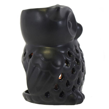 Black Owl Oil Burner: 4 - Oil & Wax Burners By Gift Moments