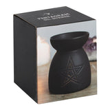 Black Pentagram Cut Out Oil Burner: 4 - Oil & Wax Burners By Gift Moments