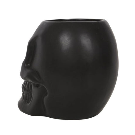 Skull Plant Pot Black: 4 - Pots & Planters By Gift Moments