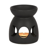 Black Triple Moon Cut Out Oil Burner: 2 - Oil & Wax Burners By Gift Moments