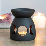 Black Triple Moon Cut Out Oil Burner: 1 - Oil & Wax Burners By Gift Moments