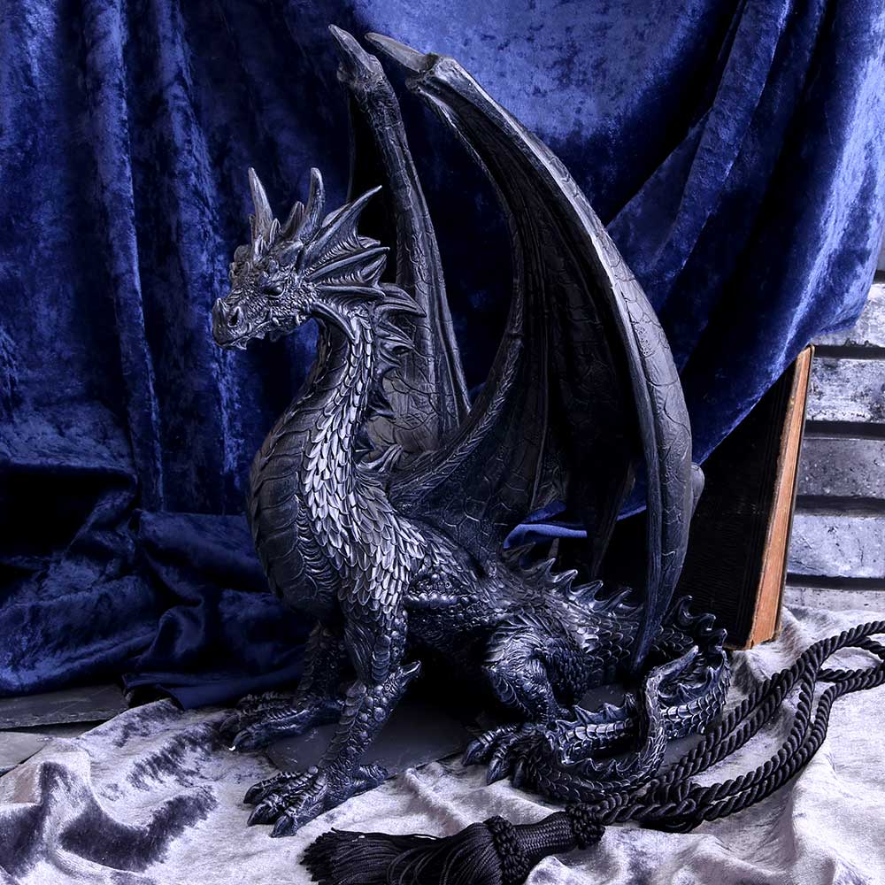 Black Wing Dragon Figure 37cm: 1 - Figures & Collectables By Gift Moments