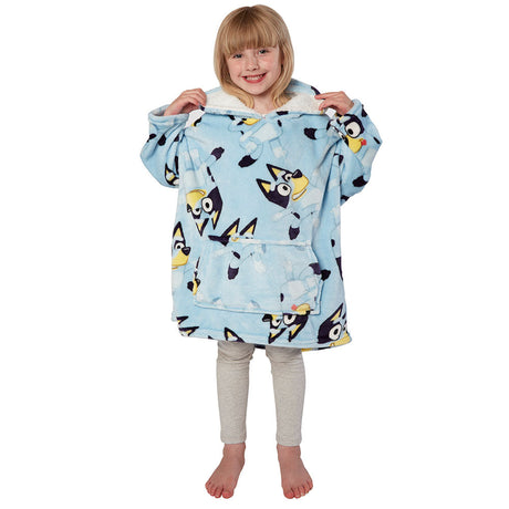 Bluey Kids Hooded Poncho Blanket: 1 - Blankets By Bluey