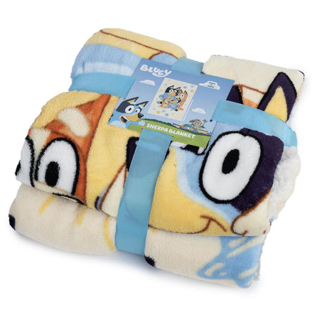 Bluey Sherpa Fleece Blanket: 3 - Blankets By Bluey