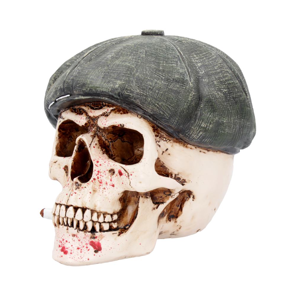 The Boss’ Skull Wish His Flatcap Ornament 18.5cm: 3 - Figurines Medium (15-29cm) By NN Designs