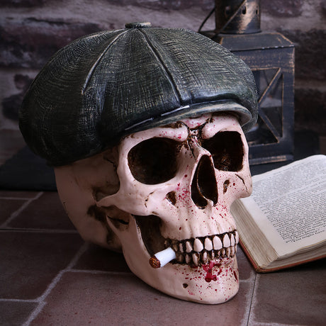 The Boss’ Skull Wish His Flatcap Ornament 18.5cm: 1 - Figurines Medium (15-29cm) By NN Designs