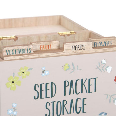 British Garden Birds Seed Packet Storage Box: 5 - Tools & Storage By Gift Moments