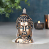 Bronze Buddha Head Backflow Incense Burner: 6 - Oil & Wax Burners By Gift Moments