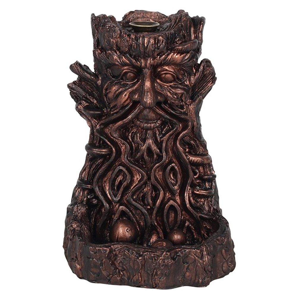 Bronze Effect Tree Man Backflow Incense Burner: 2 - Incense Holders By Gift Moments