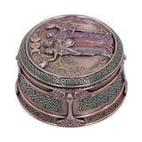 Bronze Maiden Mother Crone Triple Moon Pagan Trinket Box: 5 - Boxes By Gift Moments