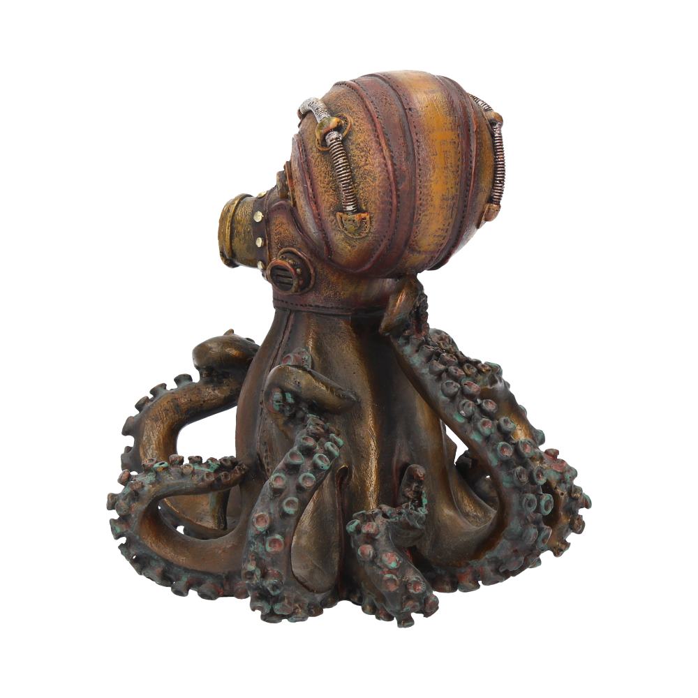 Bronze Octo-Steam Steampunk Octopus Squid Figurine: 4 - Figurines Medium (15-29cm) By Gift Moments