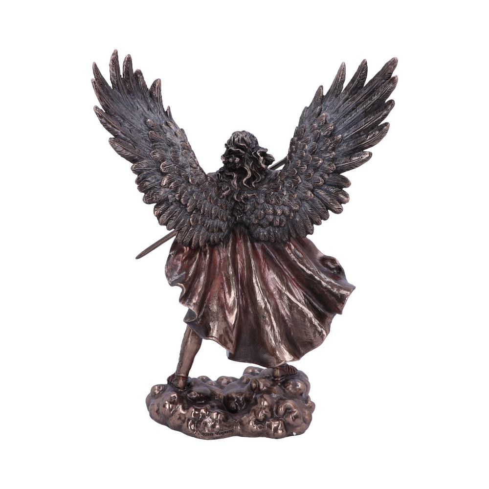 Bronze Saint Michael the Defender Archangel Figurine: 4 - Figures & Collectables By Gift Moments