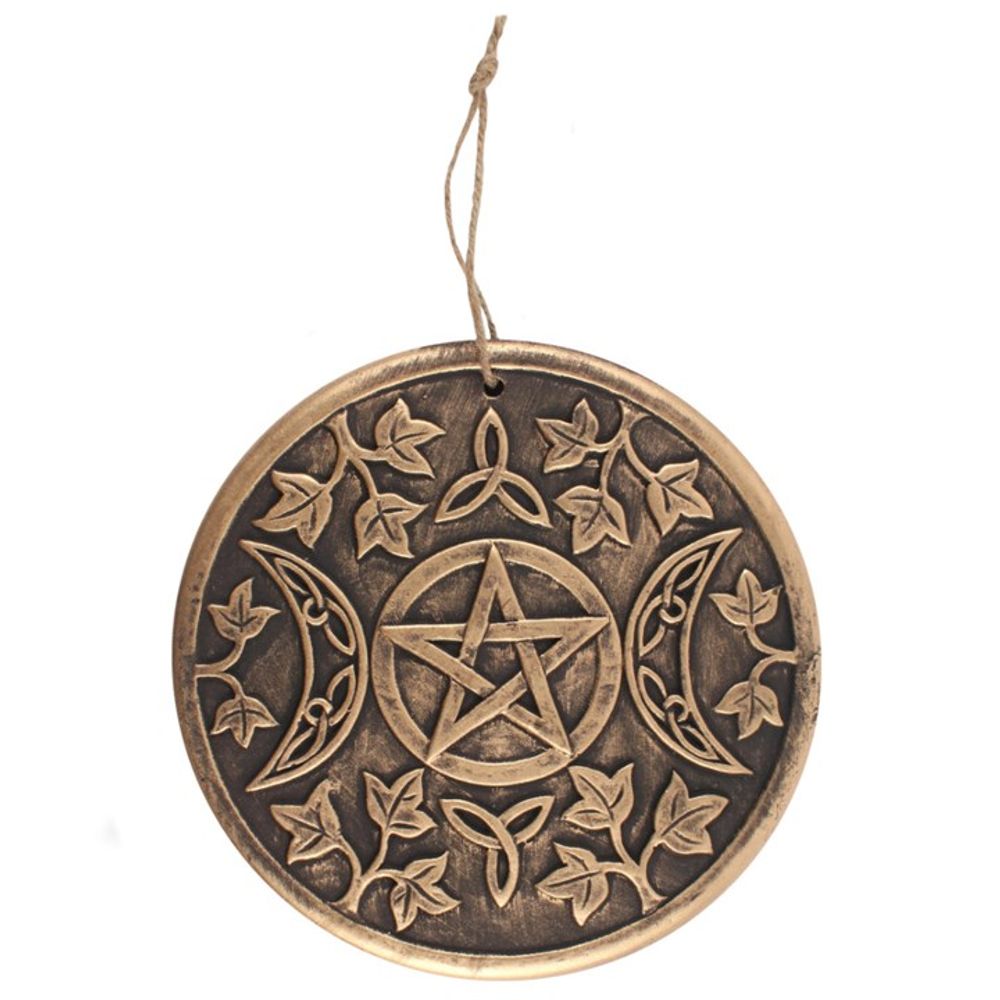 Bronze Terracotta Triple moon plaque: 1 - By Gift Moments