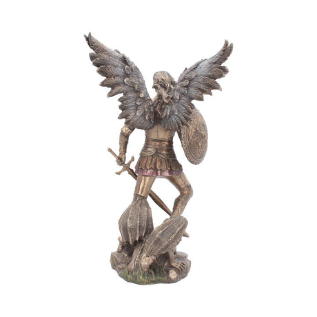 Bronzed Archangel Michael Religious Figurine 33cm: 5 - Figures & Collectables By Gift Moments