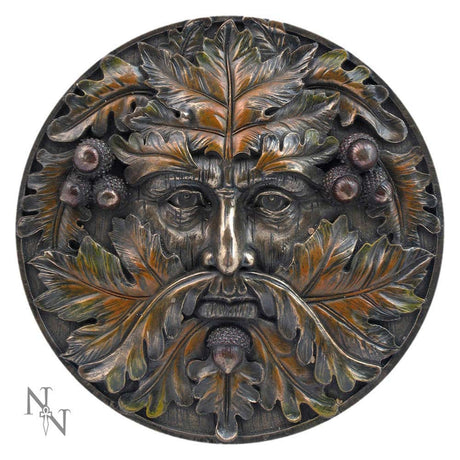 Bronzed Autumn Equinox Tree Spirit Wall Plaque: 2 - Wall Hanging Sculptures By Gift Moments